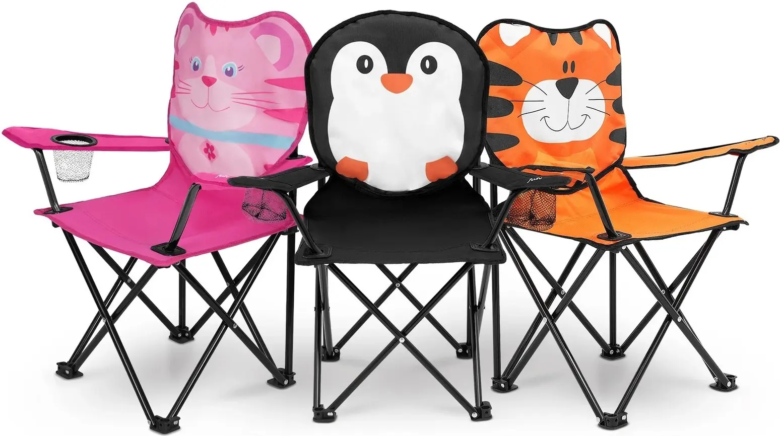 Scaun pliabil Nils Fun NC3305 Penguin (Black)