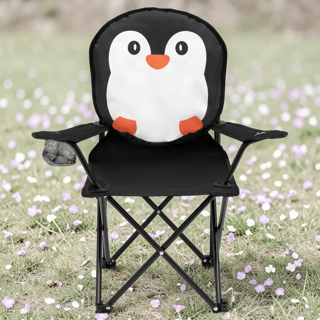 Scaun pliabil Nils Fun NC3305 Penguin (Black)