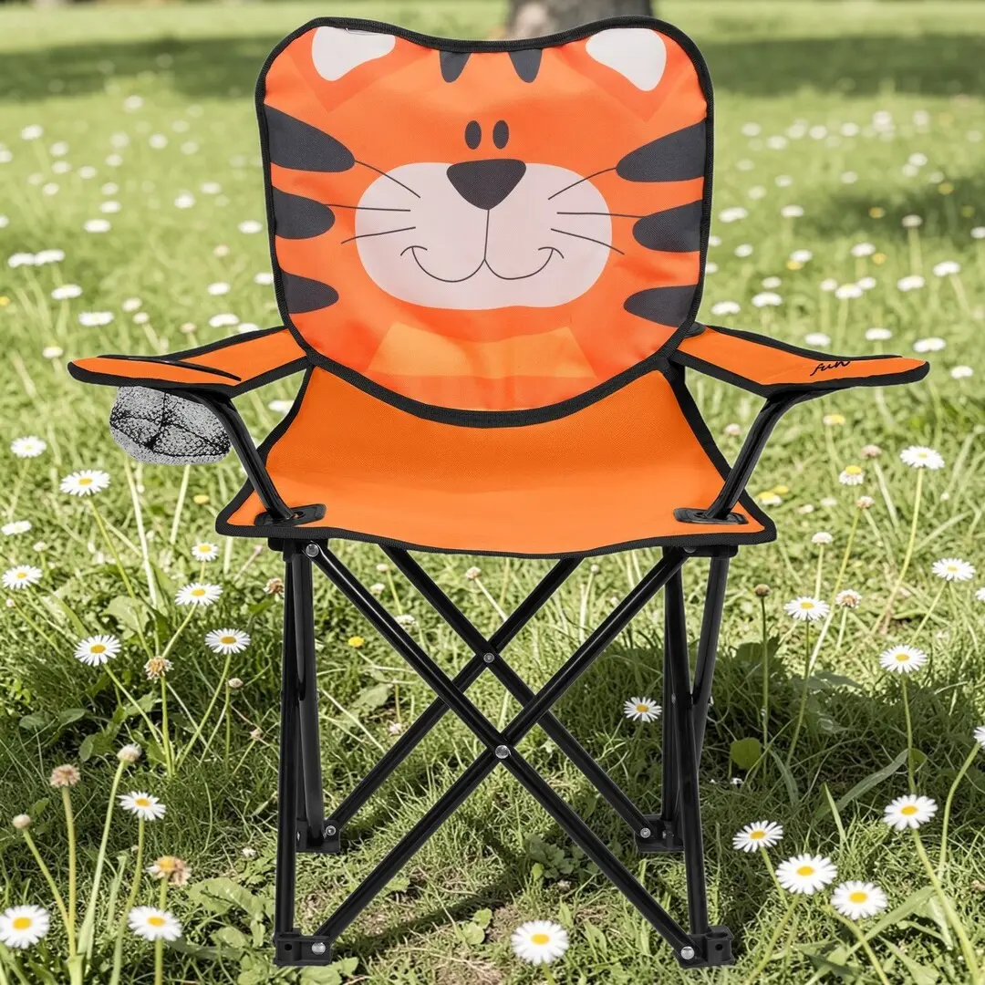 Scaun pliabil Nils Fun NC3305 Tiger (Orange)