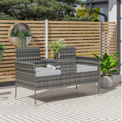 Scaun dublu de gradina Outsunny 867-181V71CG (Grey) Thumb