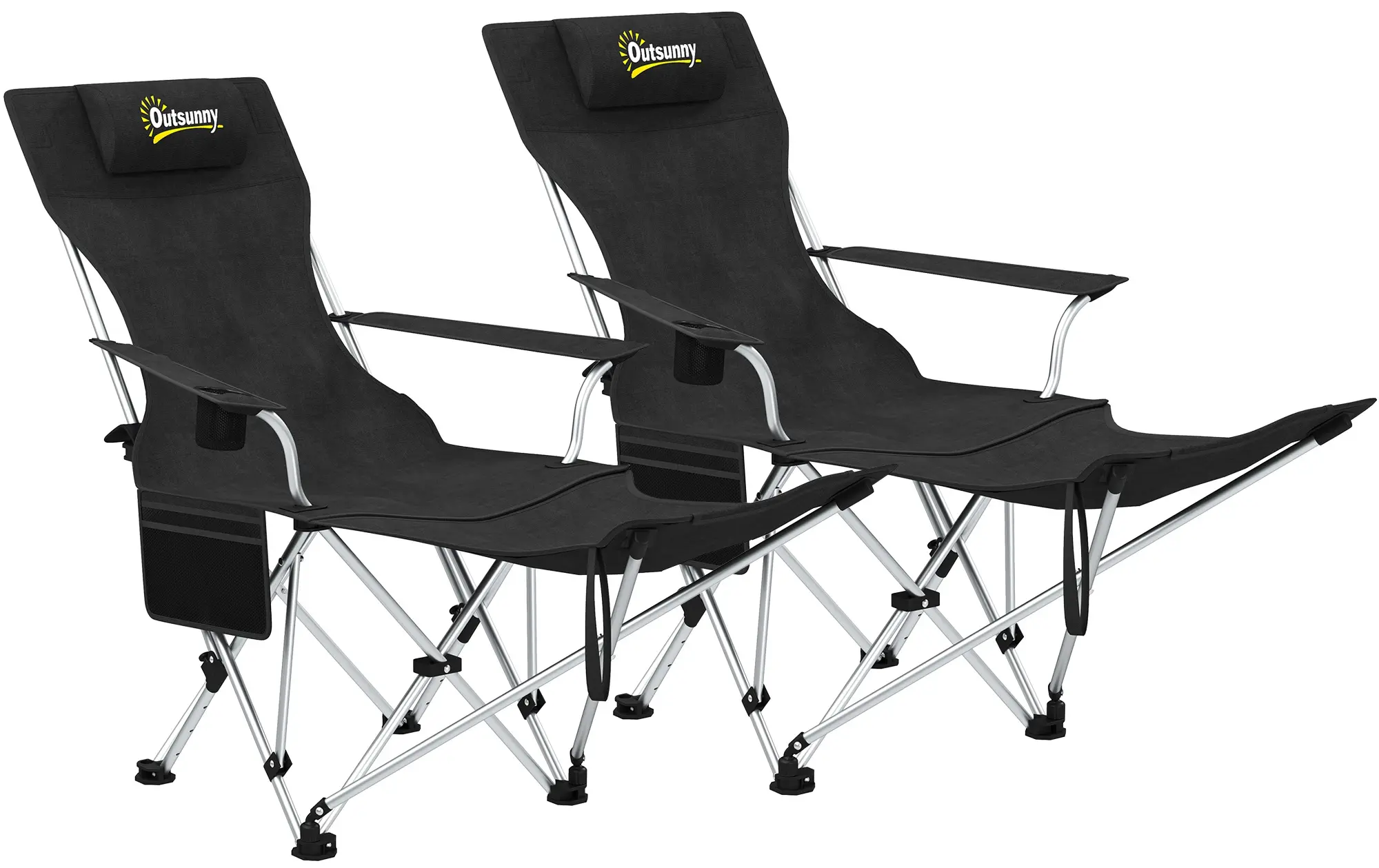 Set scaunde de camping Outsunny A20-513V00BK (Black) - 2
