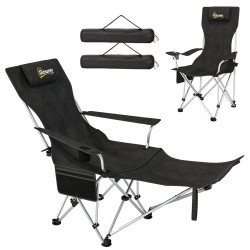 Set scaunde de camping Outsunny A20-513V00BK (Black) Thumb