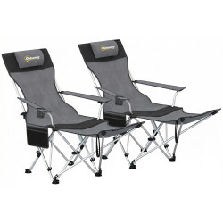 Set scaune de camping Outsunny A20-513V00GY (Grey) Thumb