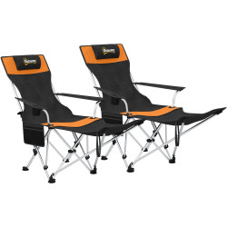 Set scaune de camping Outsunny A20-513V00OG (Black/Orange) Thumb