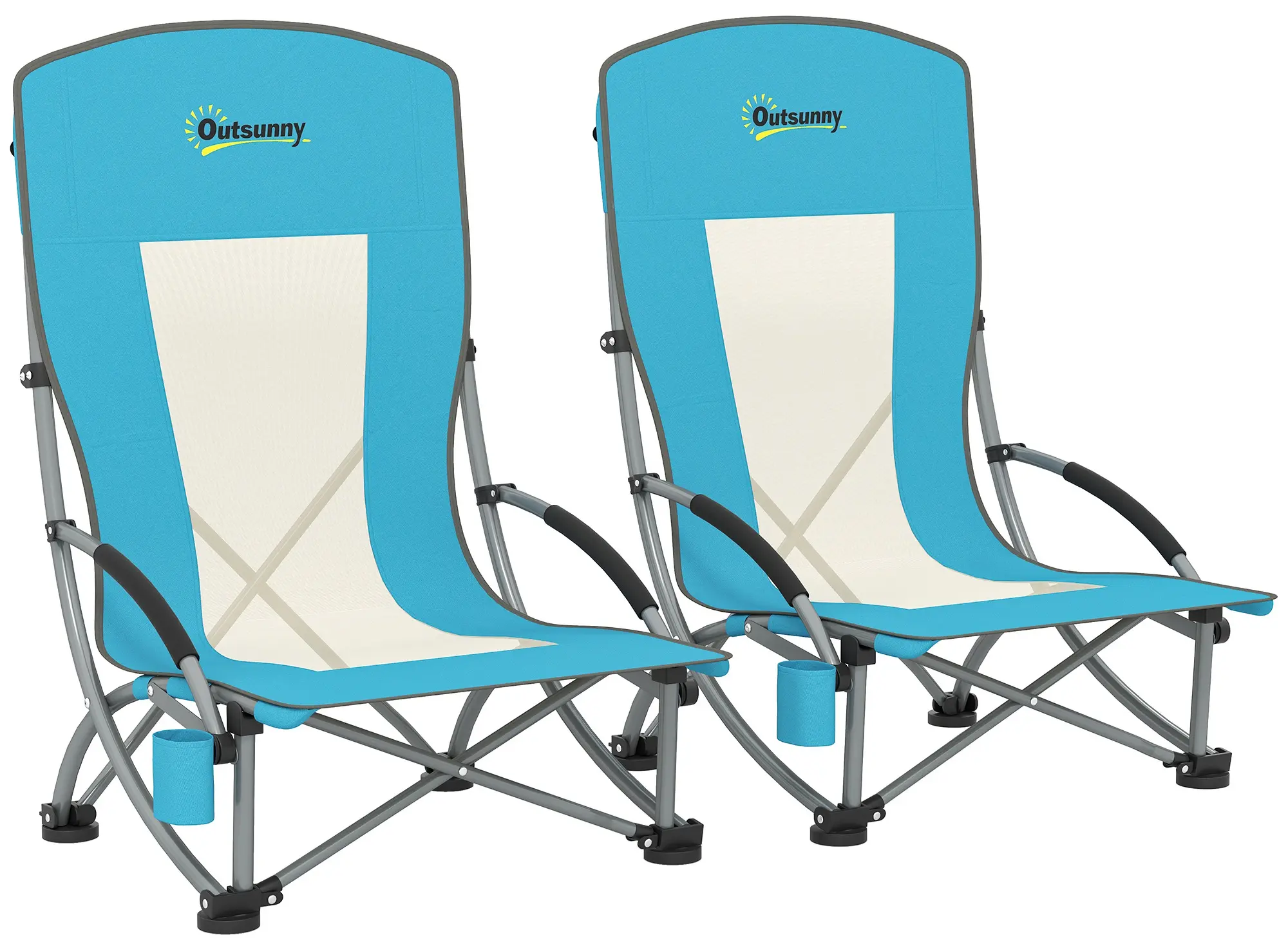 Set scaune de plaja Outsunny A20-512V02BU (Blue) - 2