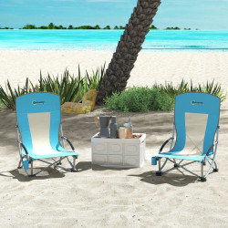 Set scaune de plaja Outsunny A20-512V02BU (Blue)