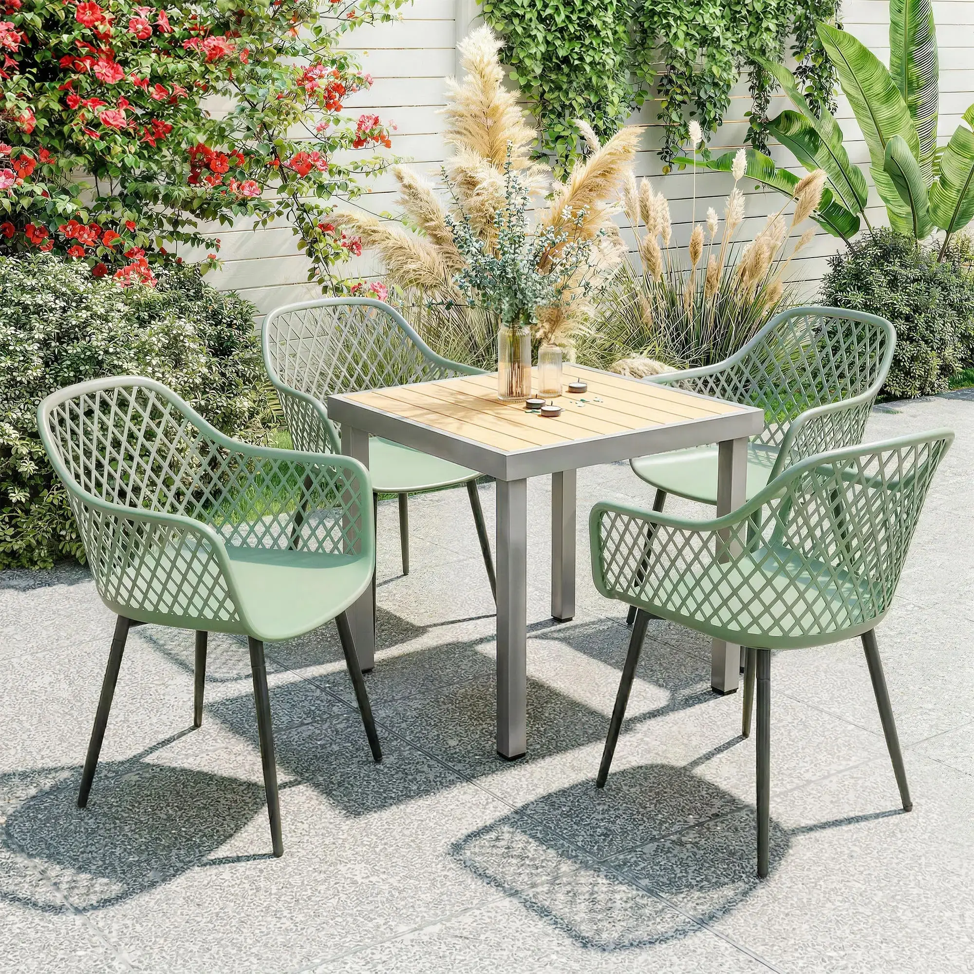 Комплект садовых стульев Outsunny 84G-931V00GN (Green) - 4