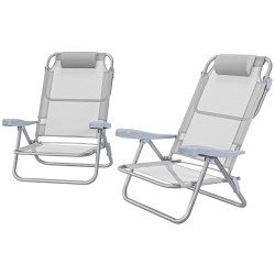 Комплект стульев Outsunny A20-380V00LG (Light Grey) Thumb