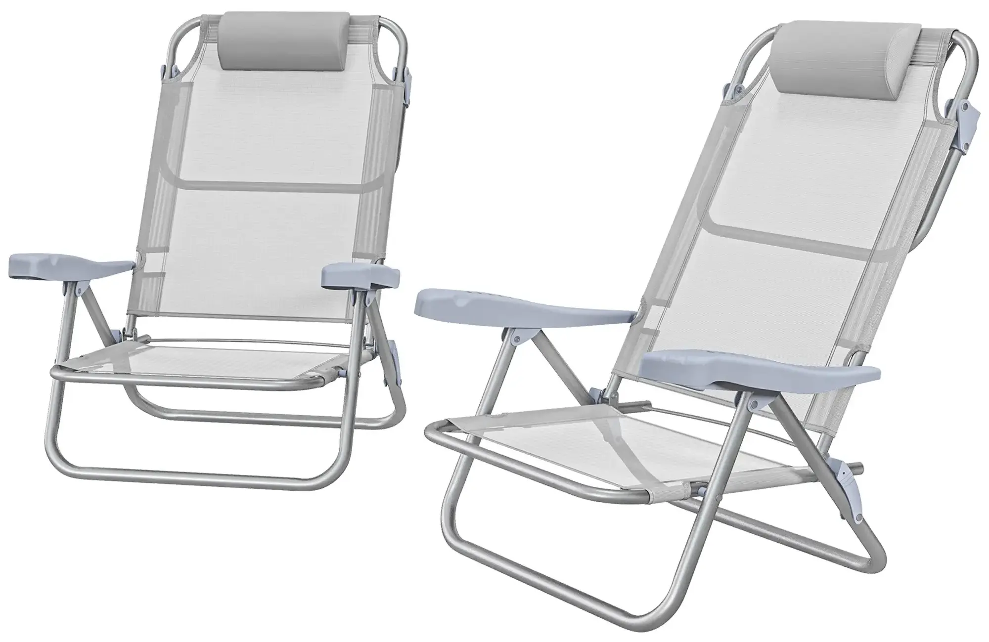 Комплект стульев Outsunny A20-380V00LG (Light Grey) - 3