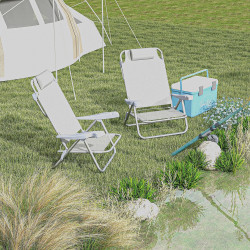 Комплект стульев Outsunny A20-380V00LG (Light Grey) Thumb