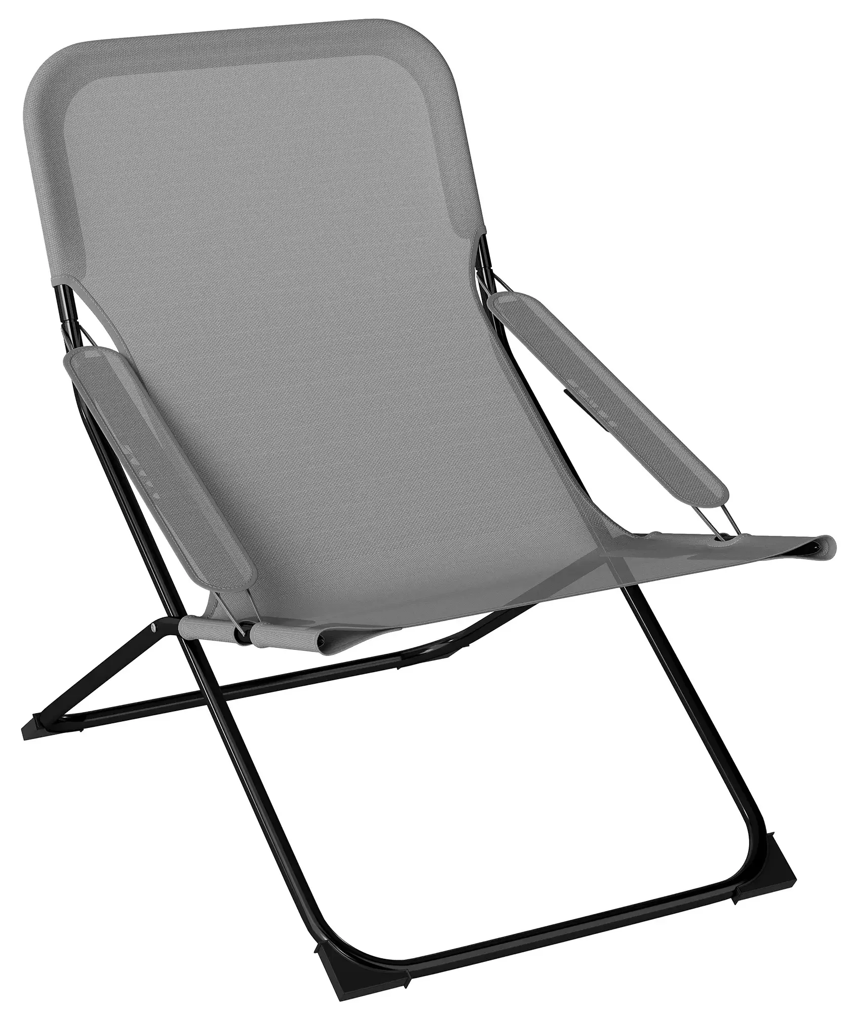 Scaun pliabil de gradina Outsunny 84G-373V00GY (Grey) - 2