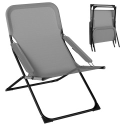 Scaun pliabil de gradina Outsunny 84G-373V00GY (Grey) Thumb