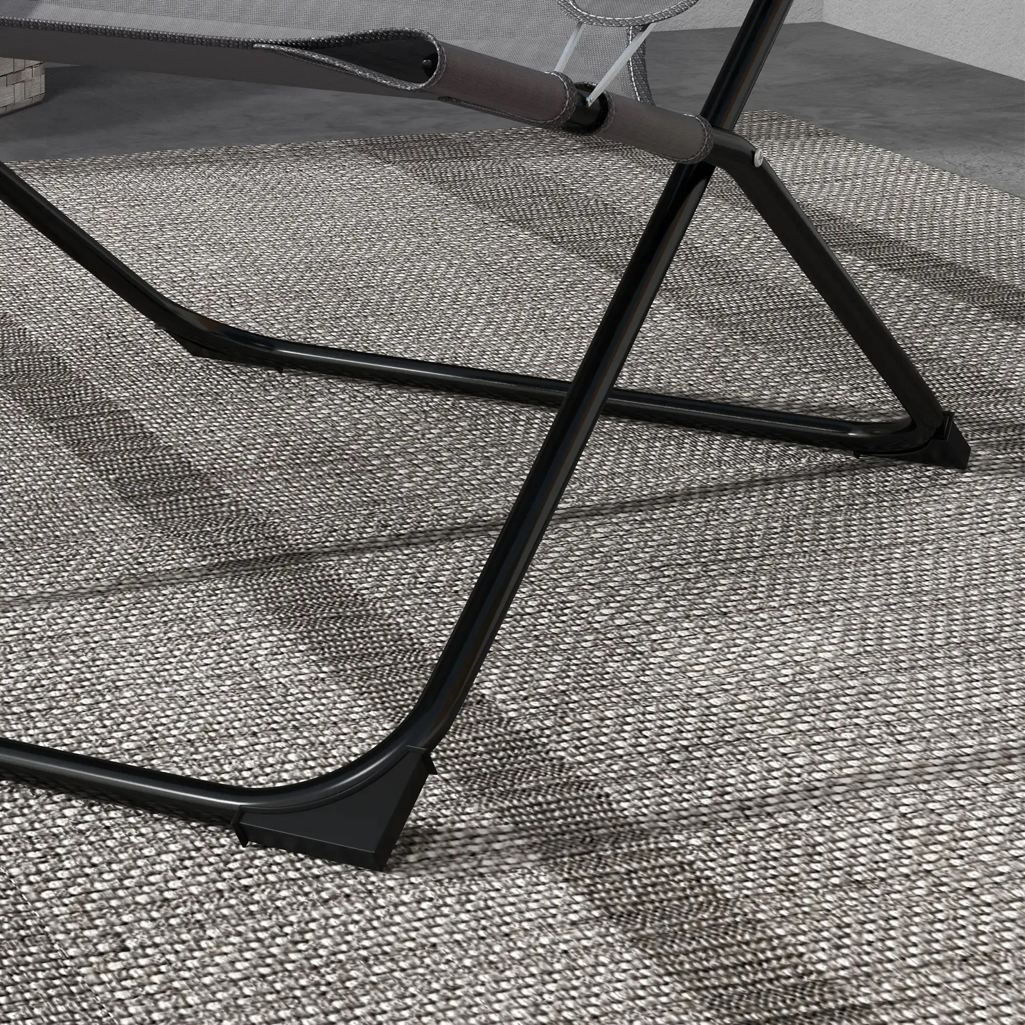 Scaun pliabil de gradina Outsunny 84G-373V00GY (Grey) - 7