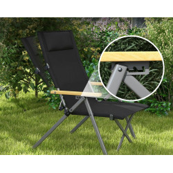 Складной садовый стул Outsunny A20-384V00BK (Black) Thumb