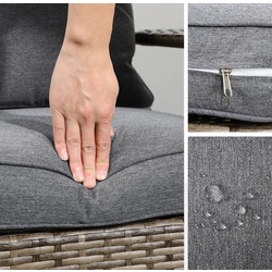 Scaun Outsunny 867-068V00GG (Brown/Grey) Thumb