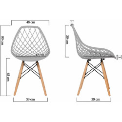 Scaun Prestige Chairs BUC 220 (Grey) Thumb