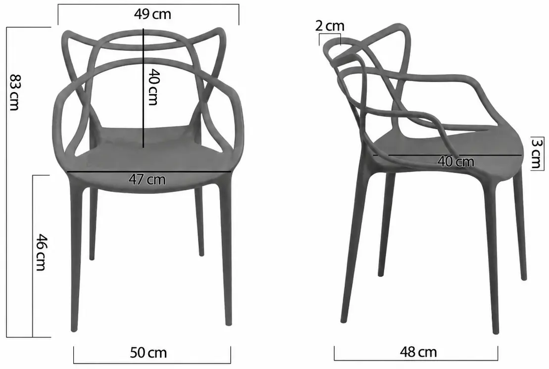 Scaun Prestige Chairs HRC 599 (Black) - 6