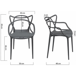 Стул Prestige Chairs HRC 599 (Red) Thumb