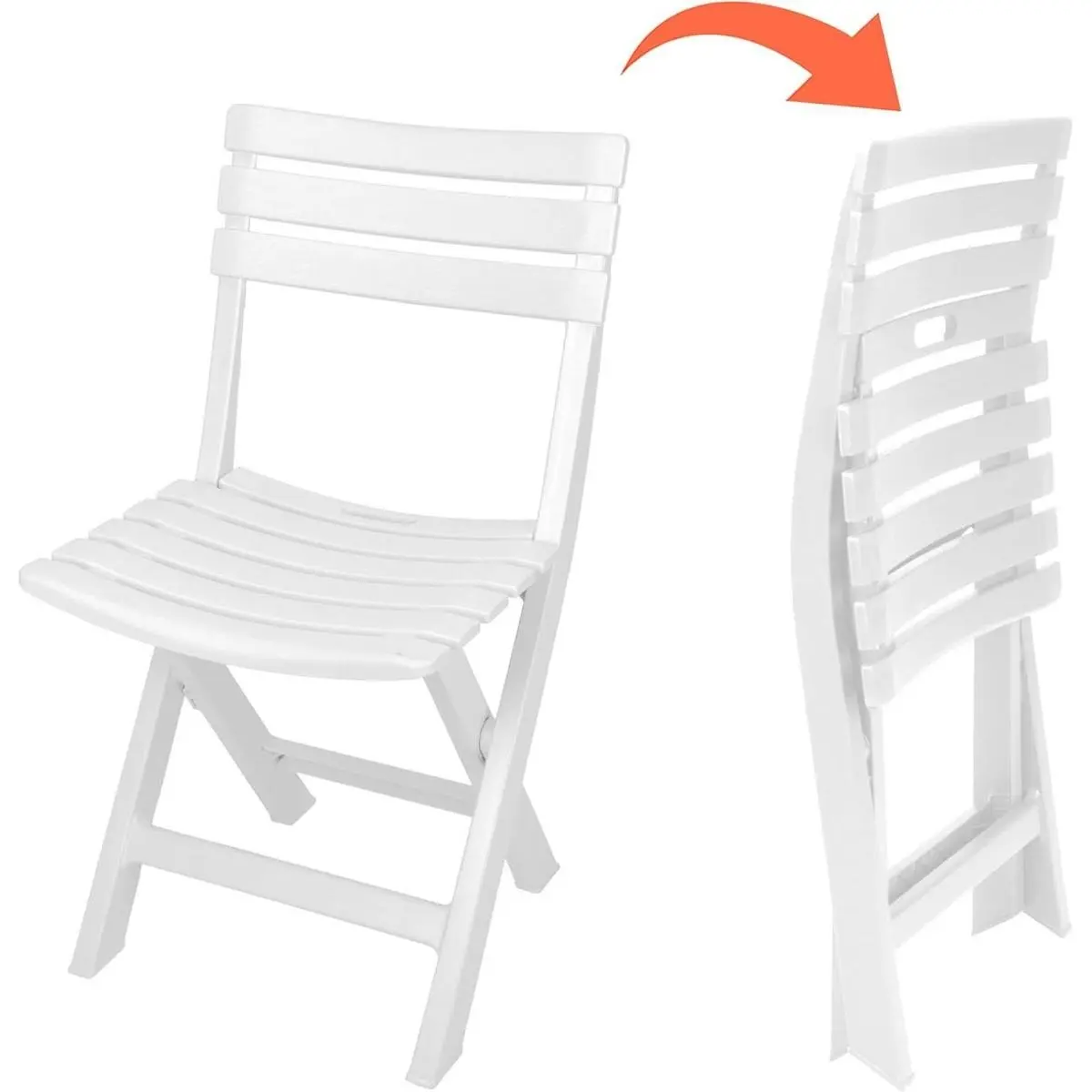 Set scaune de gradina Progarden 1022058 (White) - 4