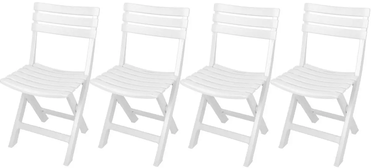 Set scaune de gradina Progarden 1022058 (White)