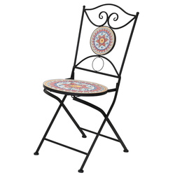 Садовый стул Progarden Bistro Mozaic 50631 (Black) Thumb