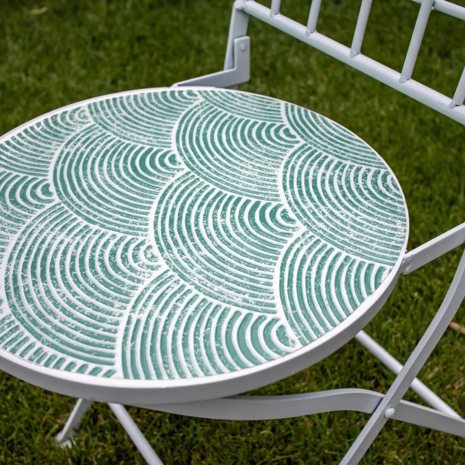 Стул Progarden Bistro Mozaic (White/Green) - 2