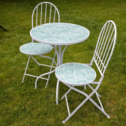 Стул Progarden Bistro Mozaic (White/Green) Thumb