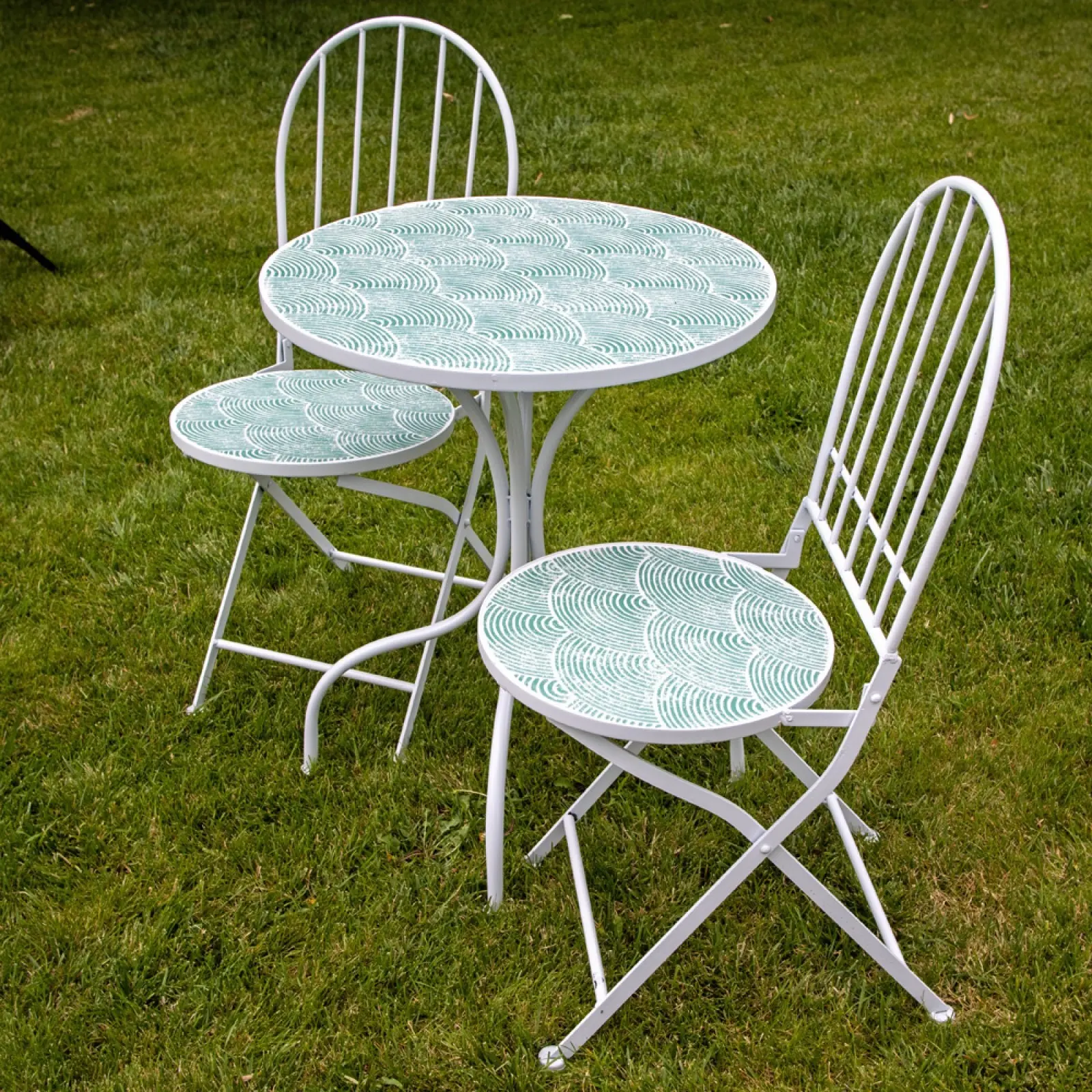 Стул Progarden Bistro Mozaic (White/Green) - 5