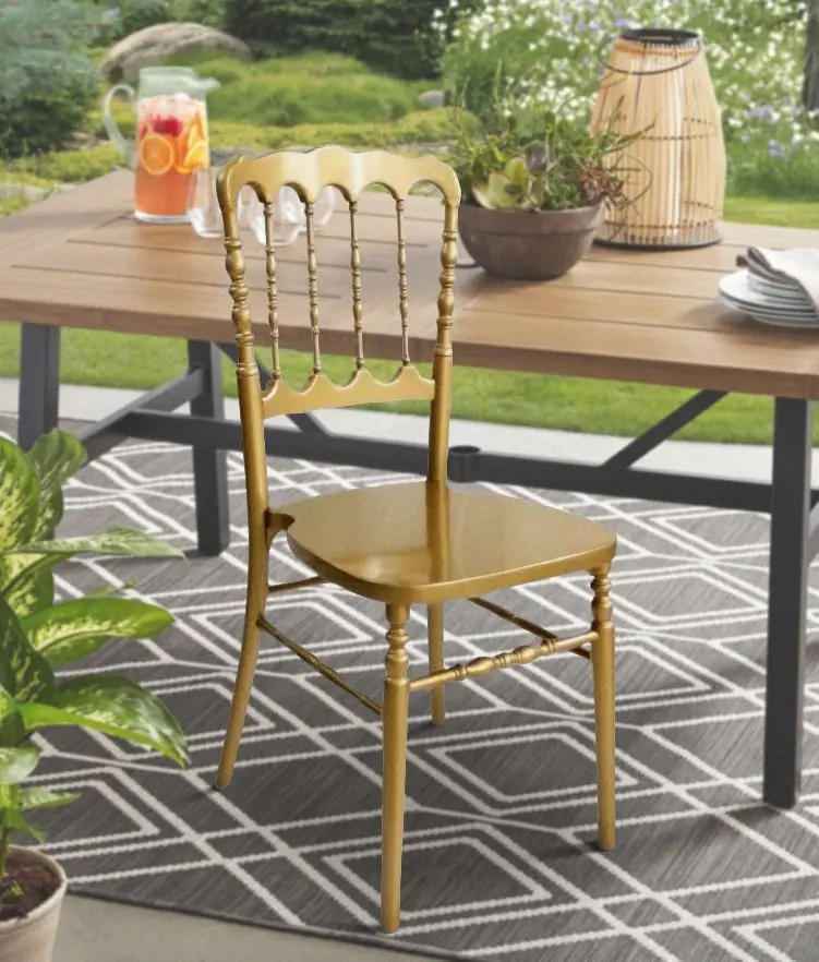 Scaun pentru gradina Rainbow Napoleon (Gold)