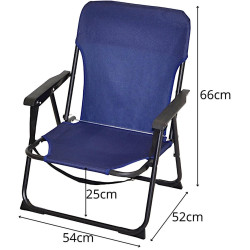 Scaun pliabil Redcliffs 893947 (Dark Blue) Thumb