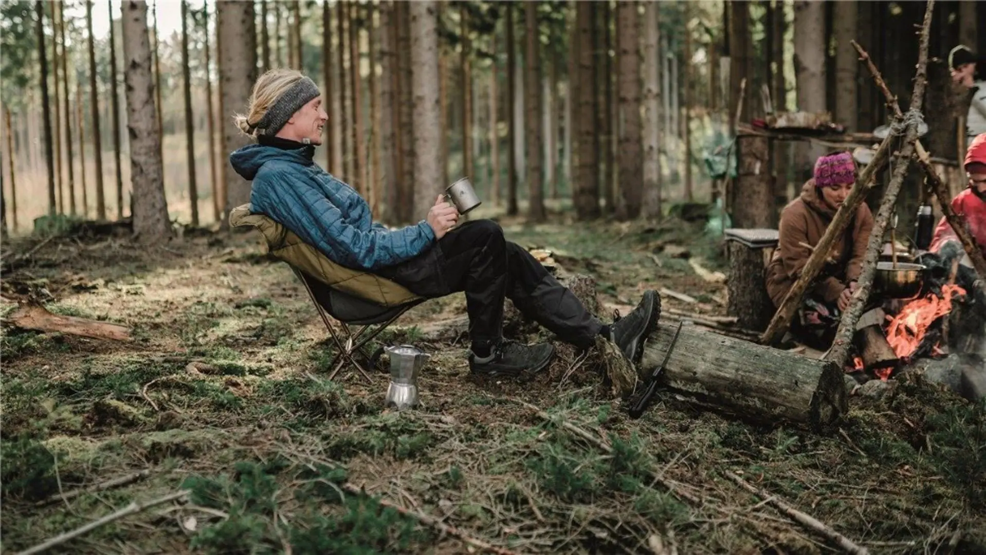 Scaun pliabil Robens Pathfinder Lite (Granite Grey) - 3