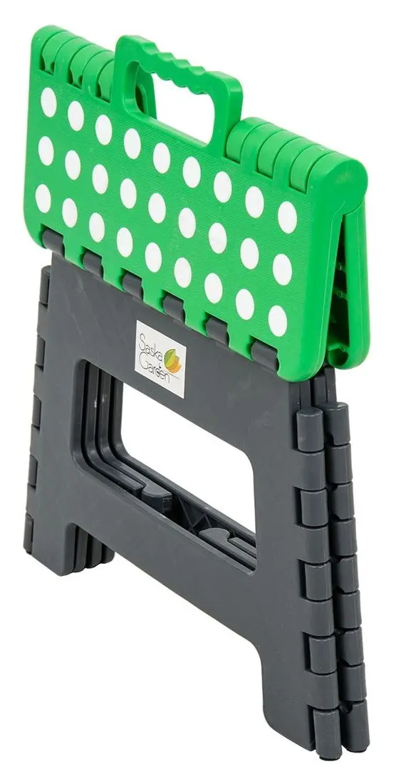 Taburet pliabil Saska Garden 1039855 (Gray/Green)