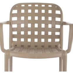 Scaun de gradina Signal Strip II (Beige) Thumb