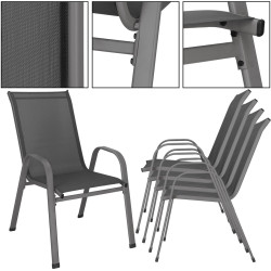 Set scaune de gradina Springos GF0118 (Dark Gray) Thumb