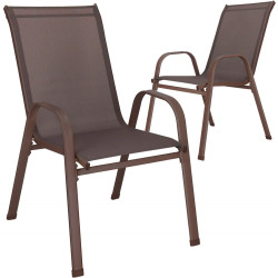 Комплект садовых стульев Springos Monza GF0104 (Brown) Thumb