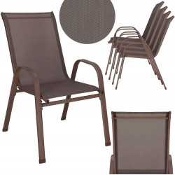 Комплект садовых стульев Springos Monza GF0104 (Brown) Thumb