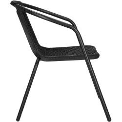 Scaun de gradina Springos Bistro GF1011 (Black) Thumb