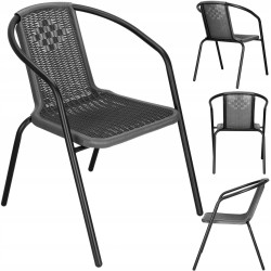 Scaun de gradina Springos Bistro GF1022 (Grey) Thumb