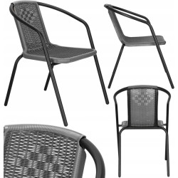 Scaun de gradina Springos Bistro GF1022 (Grey) Thumb
