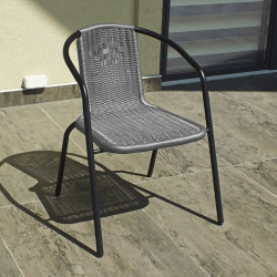 Scaun de gradina Springos Bistro GF1022 (Grey)