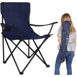 Scaun pliabil Springos Costa CS0003 (Dark Blue) Thumb