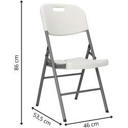Scaun pliabil Springos GF0109 (White) Thumb
