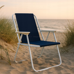 Scaun pliabil Springos Malaga GC0049 (Dark Blue)