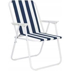 Scaun pliabil Springos Malaga GC0050 (White/Blue) Thumb