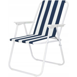 Scaun pliabil Springos Malaga GC0050 (White/Blue) Thumb