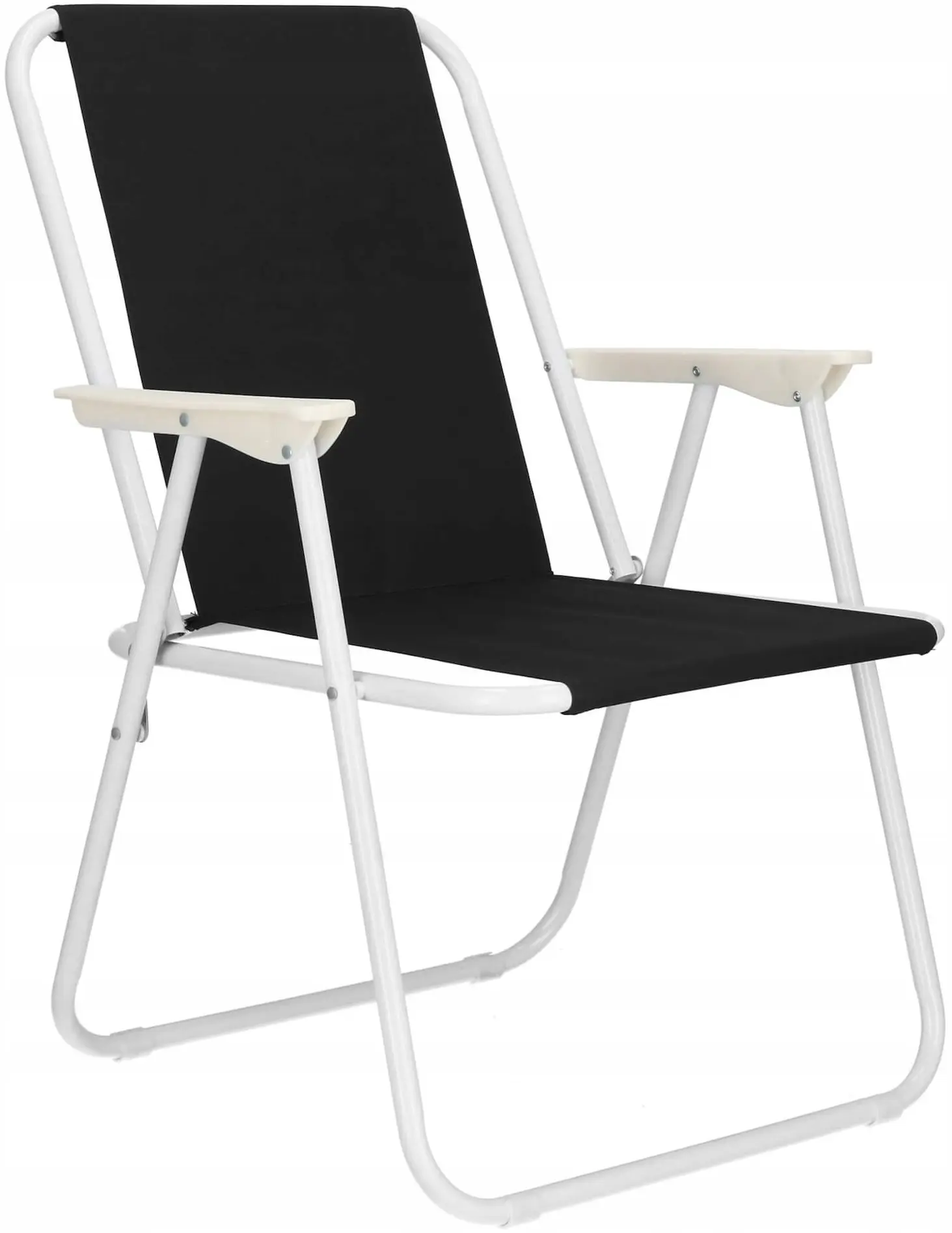 Scaun pliabil Springos Malaga GC0061 (Black/White) - 2