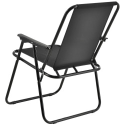 Scaun pliabil Springos Malaga GC0062 (Black) Thumb