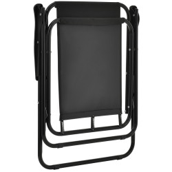 Scaun pliabil Springos Malaga GC0062 (Black) Thumb