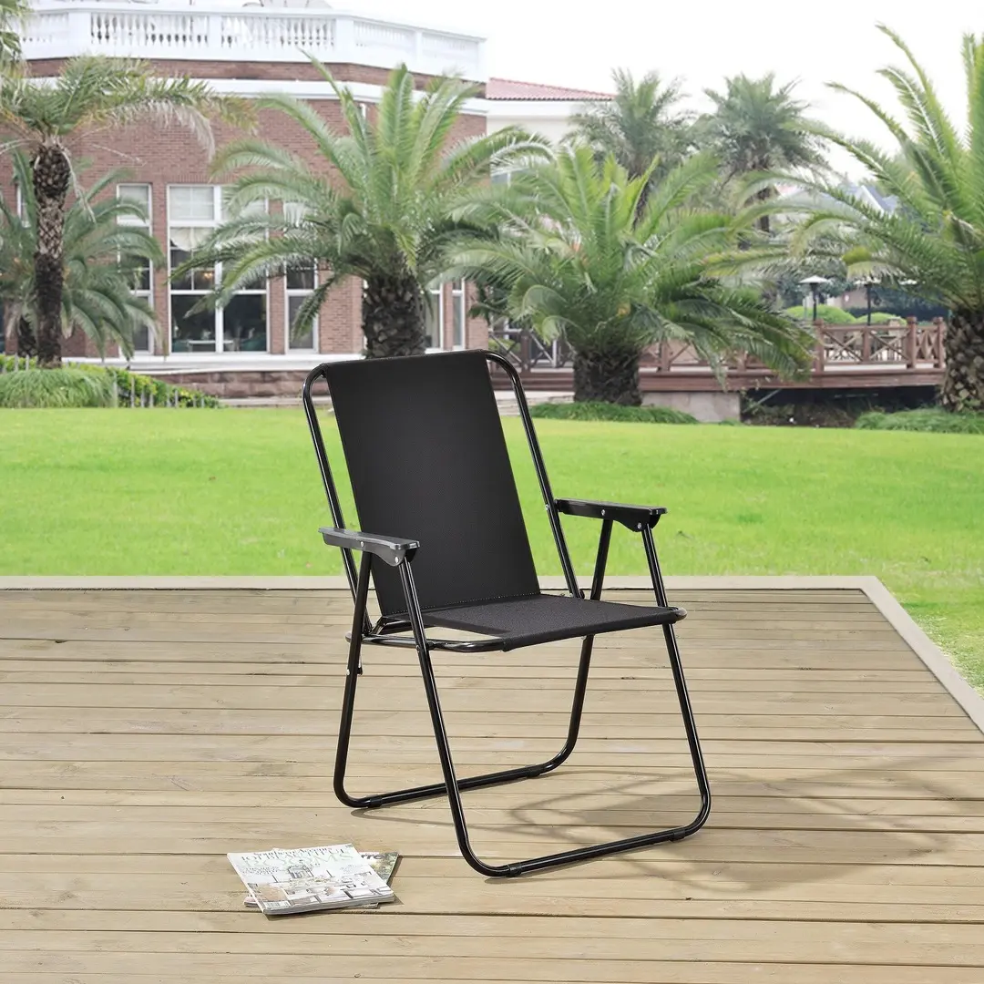 Scaun pliabil Springos Malaga GC0062 (Black)