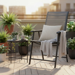 Складной стул Springos Verona GF0078 (Graphite)
